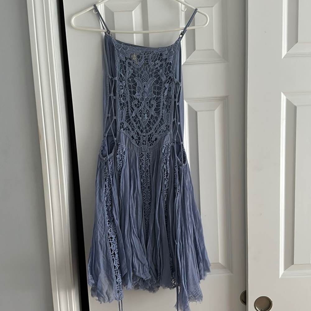 Blue dress